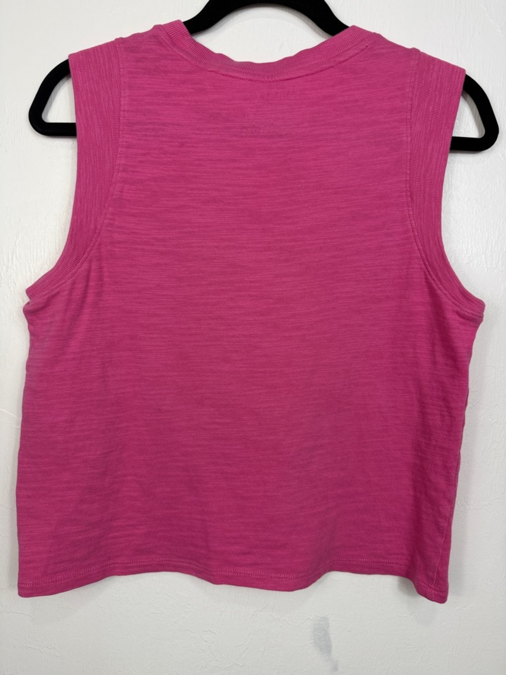 Faherty Pink Organic Cotton Sleeveless Tank Top Sunwashed Women’s Size S Crop - Picture 3 of 6
